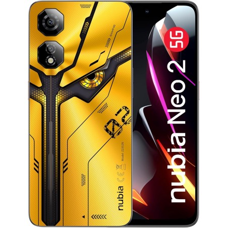 ZTE nubia Neo 2 5G Yellow -256GB e 8+12GB RAM CON CARICA BATTERIA E COVER
