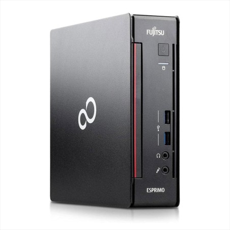 Fujitsu Esprimo Q556 Mini Pc Computer Fisso Desktop Intel i5-6500T, Ram 8GB DDR4, Hard Disk SSD 256GB, DVI + DP, Windows 11